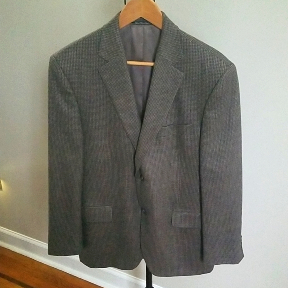Men's Black & Brown Blazer by Lord & Taylor